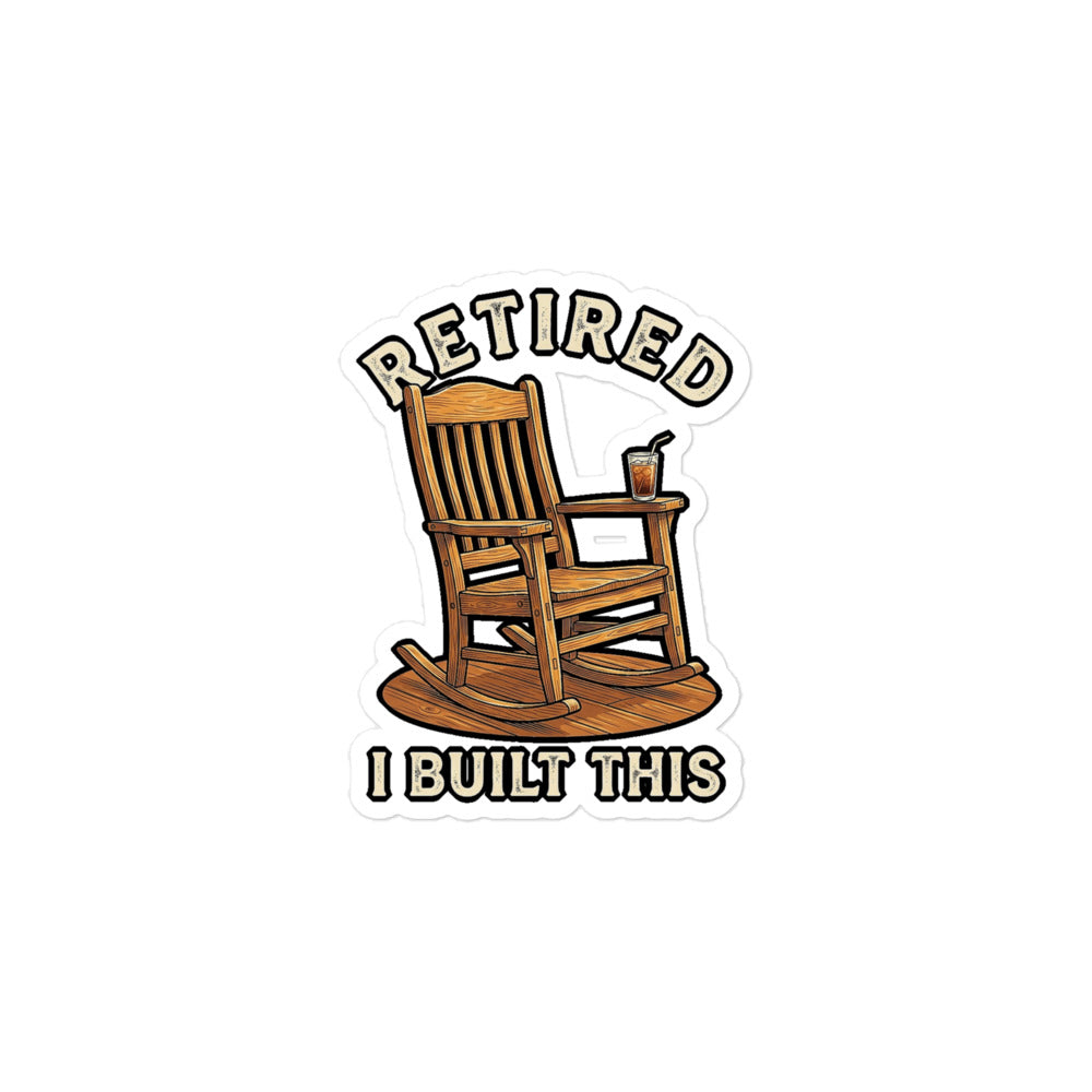 Carpenter - Retired Rocking Chair Sticker