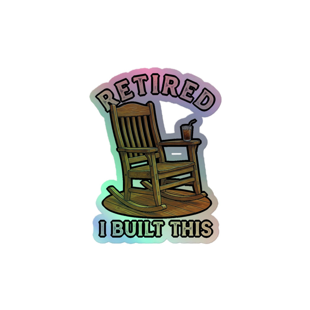 Carpenter - Retired Rocking Chair Sticker