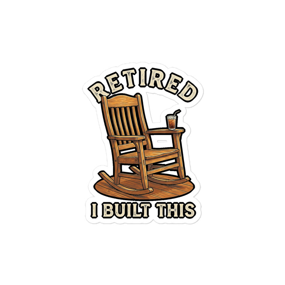 Carpenter - Retired Rocking Chair Sticker