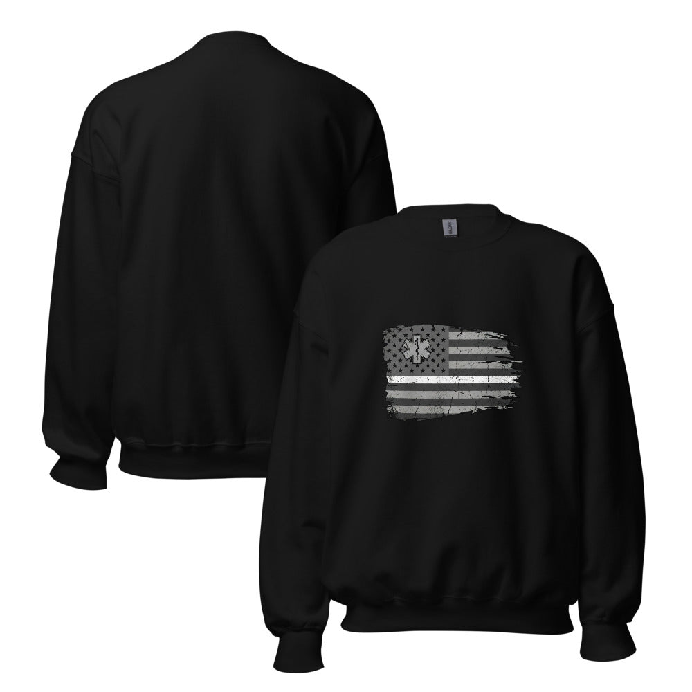 EMT - Thin White Line Flag Sweatshirt