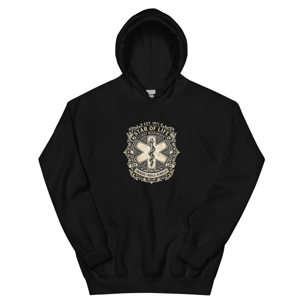 EMT - Star of Life Vintage Hoodie