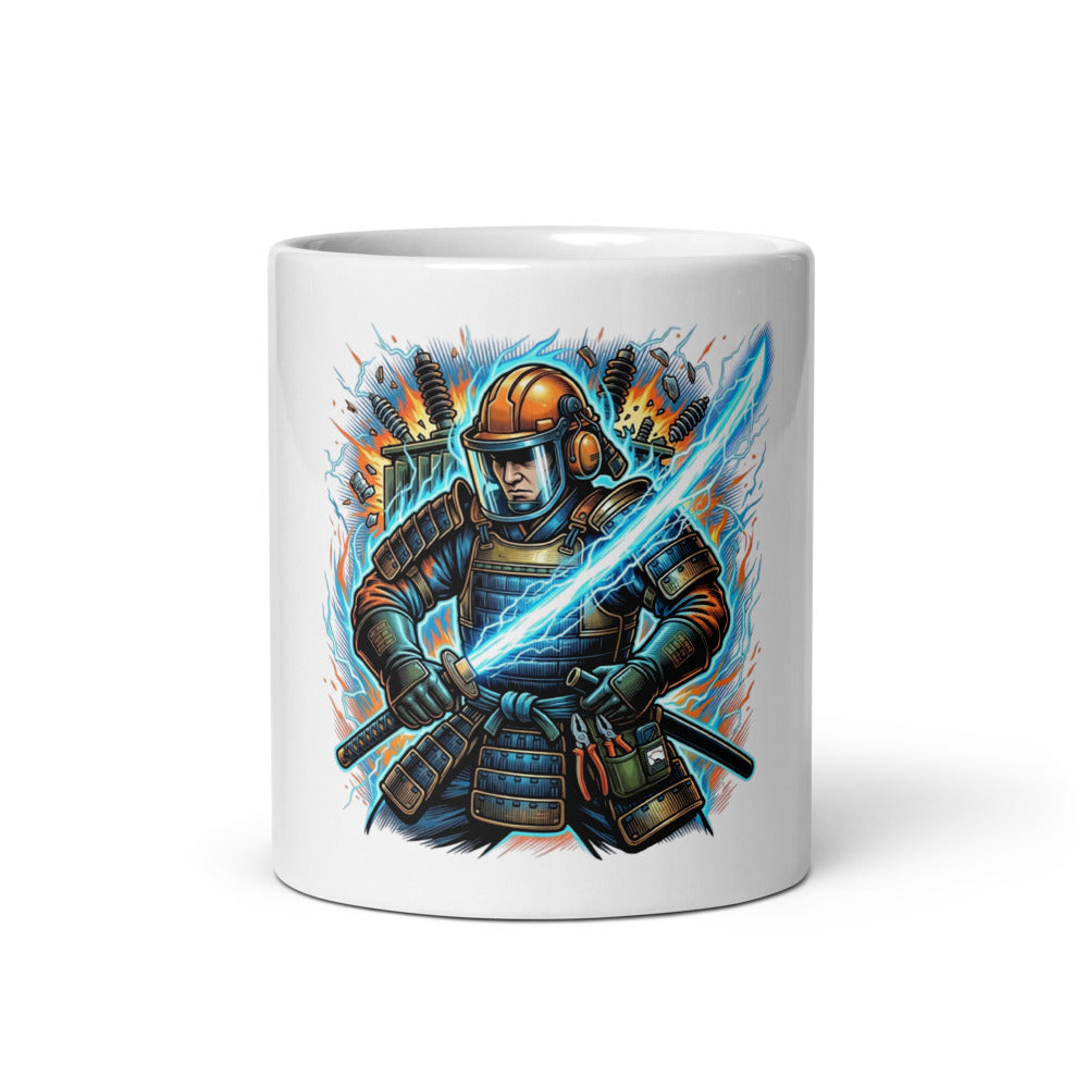 Arc Flash Samurai Mug